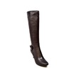 SoleMani Women's Rochelle Brown Leather 12" calf size