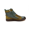 British Collection "Empire Green Leather High Top w/Crepe Sole