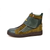 British Collection "Empire Green Leather High Top w/Crepe Sole