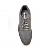 British Collection Gray Ostrich and Wingtip Leather