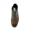 British Collection Olive Ostrich and Wingtip Leather