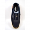 British Collection Apollo-Navy Leather and Suede Slip-on