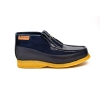 British Collection Apollo-Navy Leather and Suede Slip-on