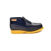 British Collection Apollo-Navy Leather and Suede Slip-on