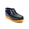 British Collection Apollo-Navy Leather and Suede Slip-on