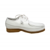 British Collection Crown-White Leather and Suede