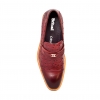 British Collection "Dolche" Burgundy Ostrich Leather