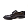 British Collection "Elegance" Black Croc Leatherr