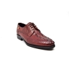 British Collection "Elegance" Bordeaux Croc Leather