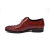 British Collection "Elegance" Bordeaux Croc Leather