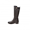 SoleMani Women's Naz X-Slim 12"-13" Calf Black Leather Boot